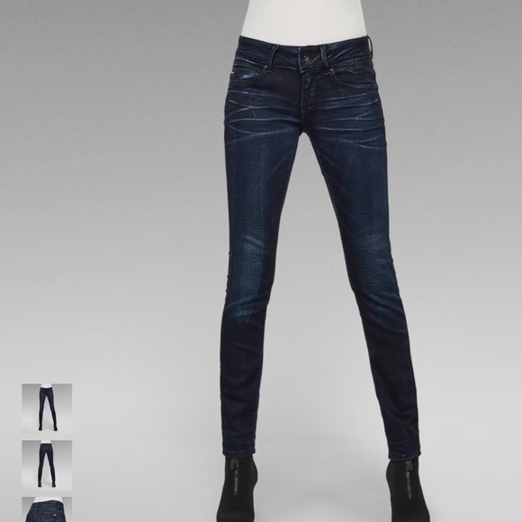 G-STAR MIDGE CODY MID SKINNY JEANS (W 25 / L 30) - Picture 1 of 11